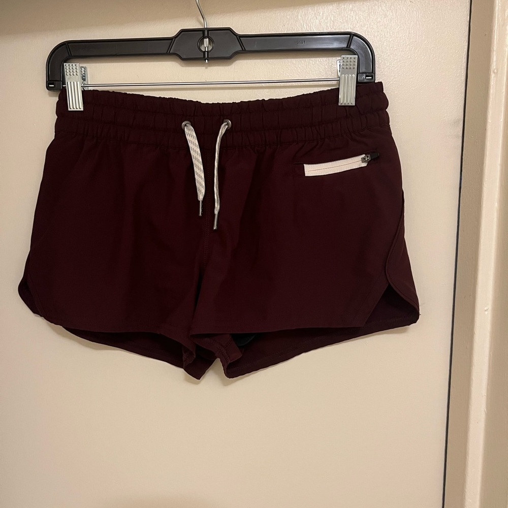 Women's Burgundy Shorts